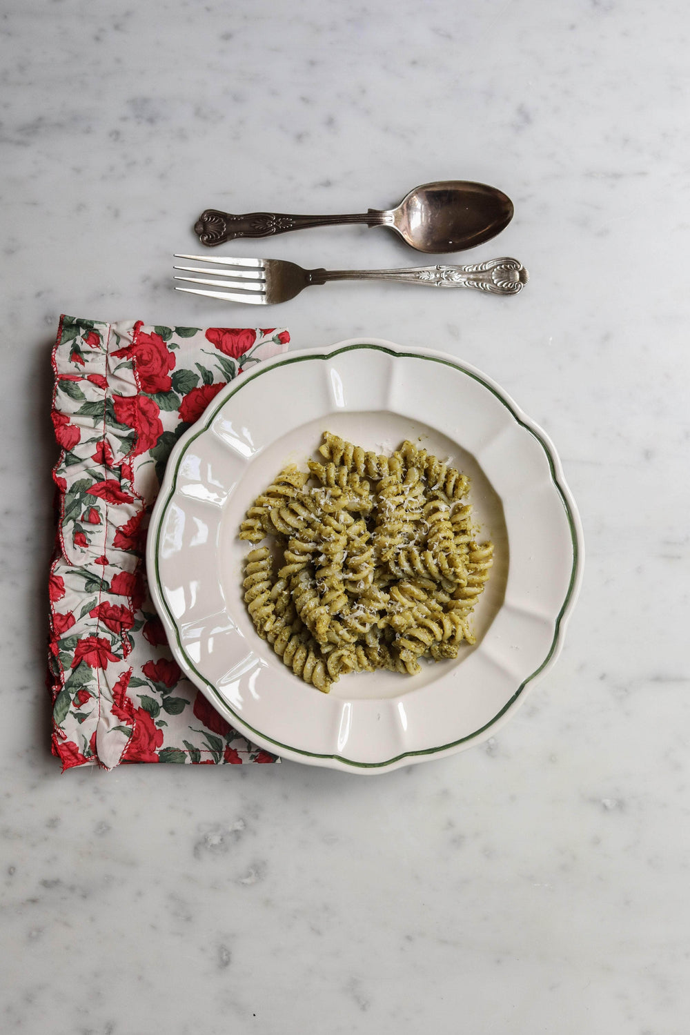 Romilly Pasta Dish, Green, Set Of 4