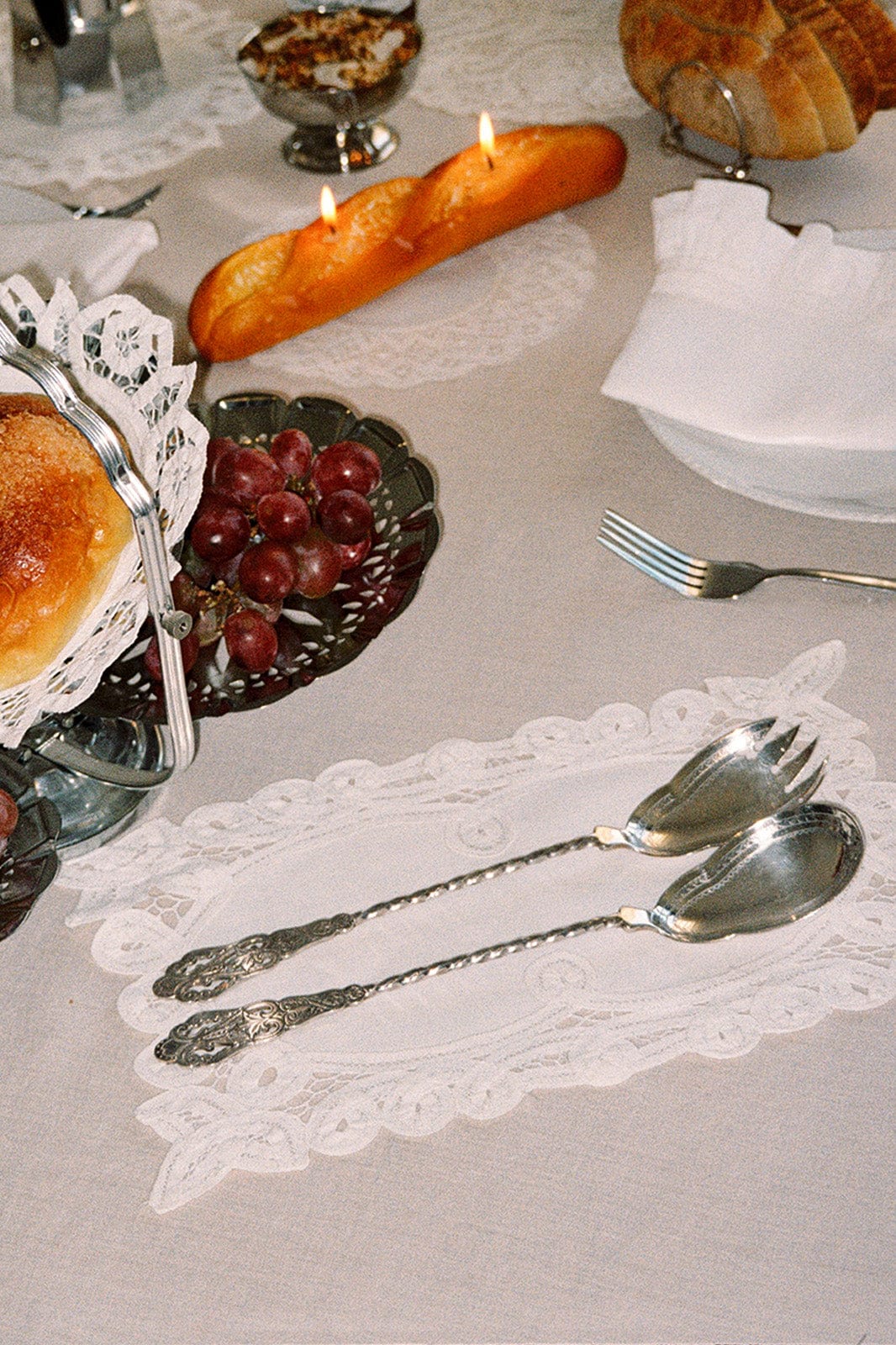 Vintage Silver-Plated WMF Salad Spoons