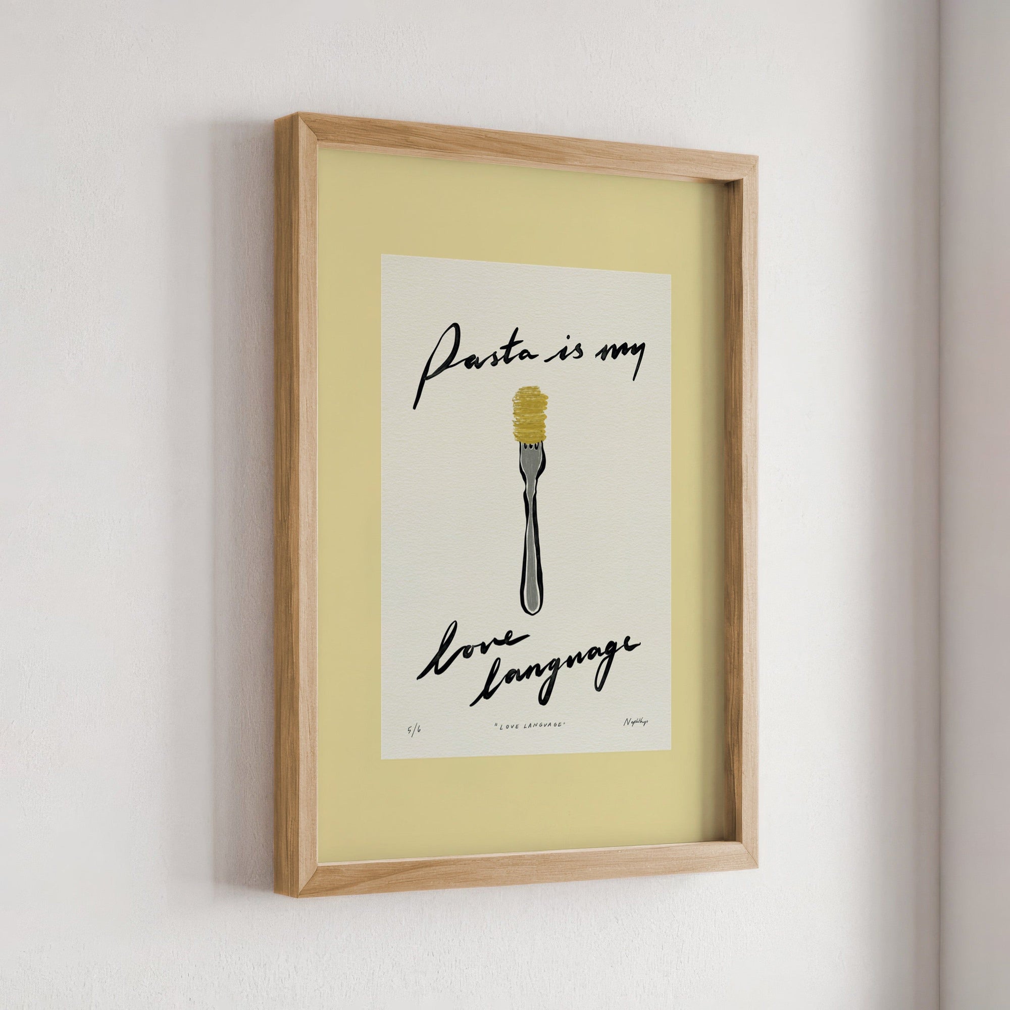 Pasta Is My Love Language Print