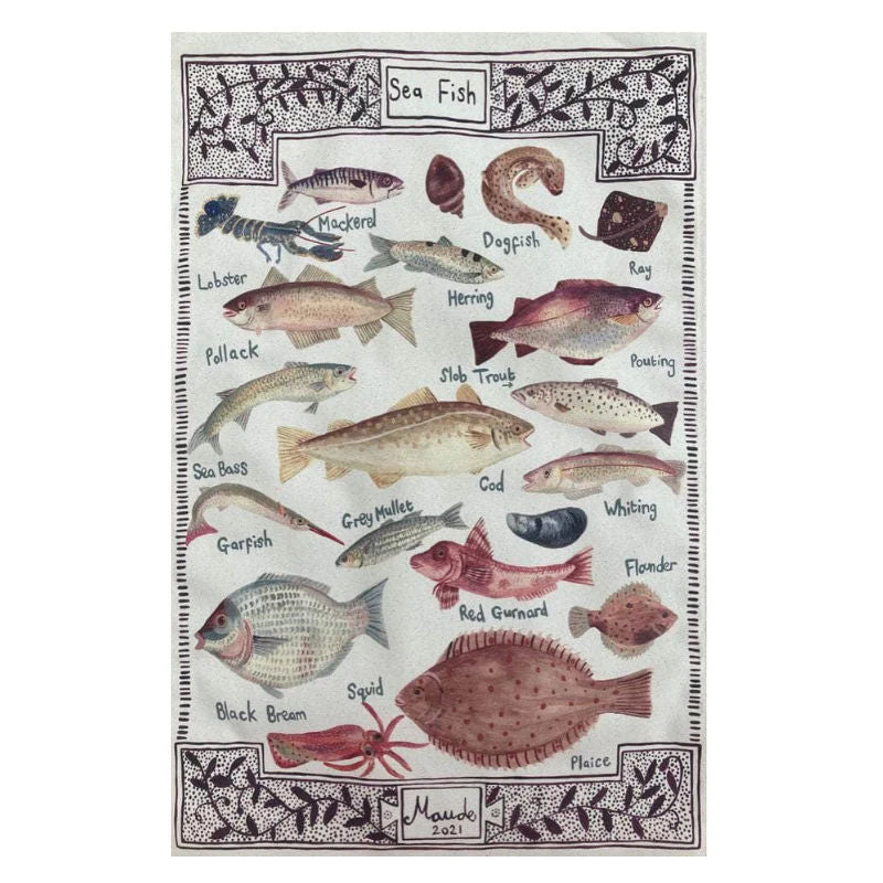 Fish Tea Towel