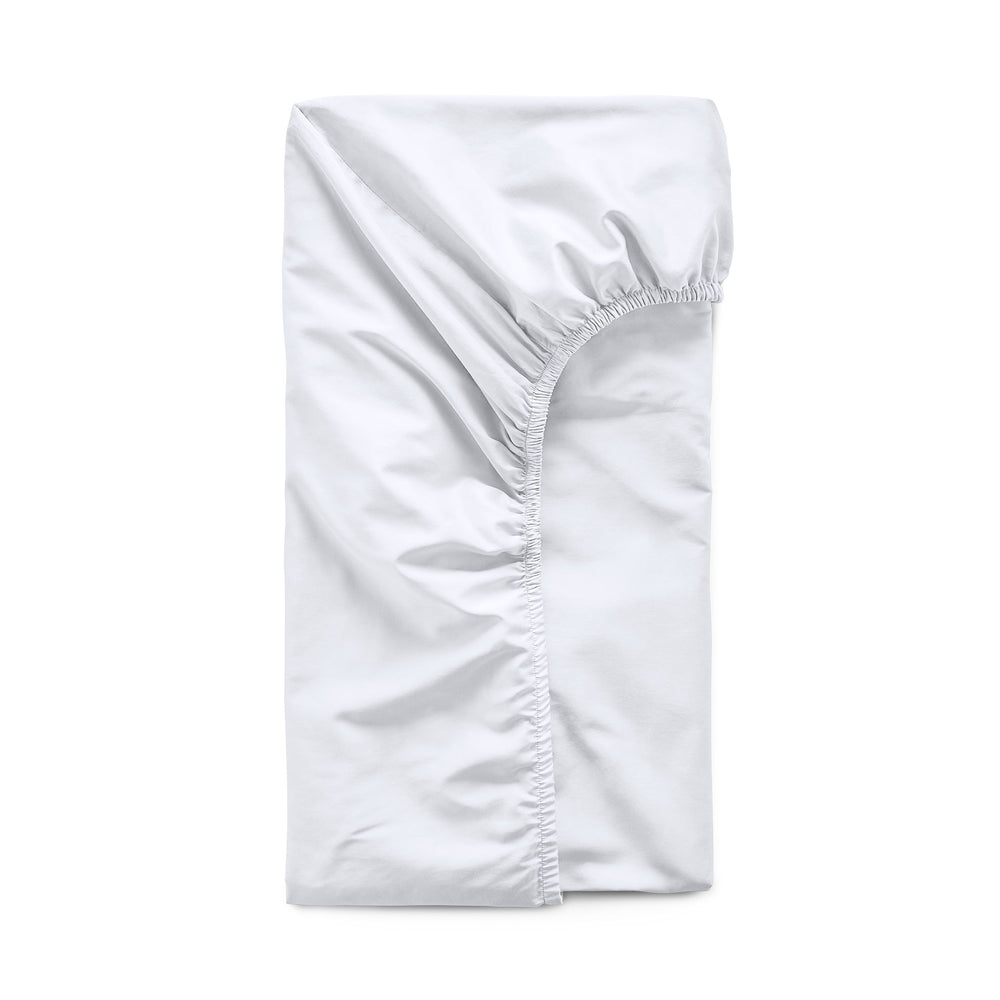Luxury Organic Cotton White Perfect Fitted Sheet