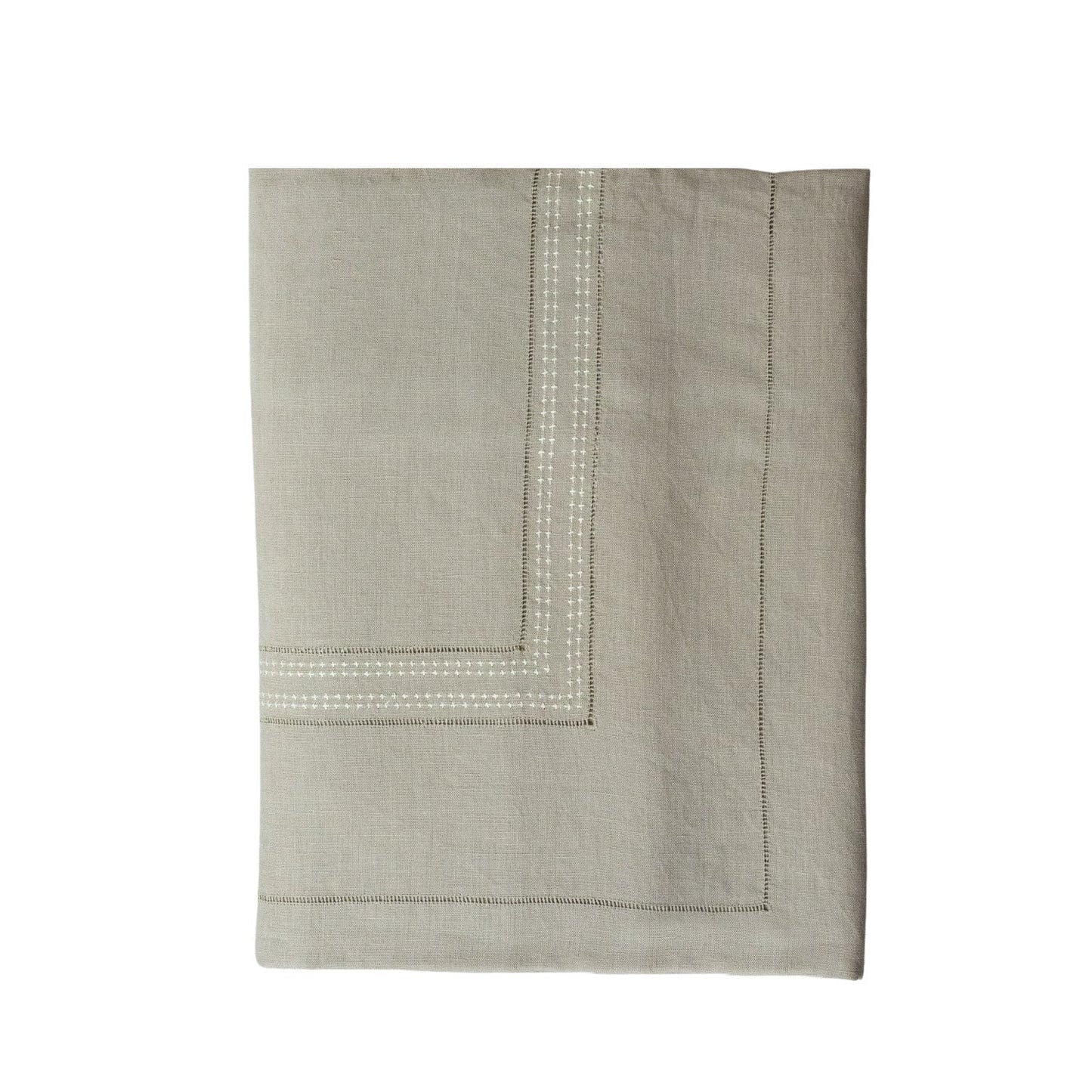 Shashiko Linen Tablecloth