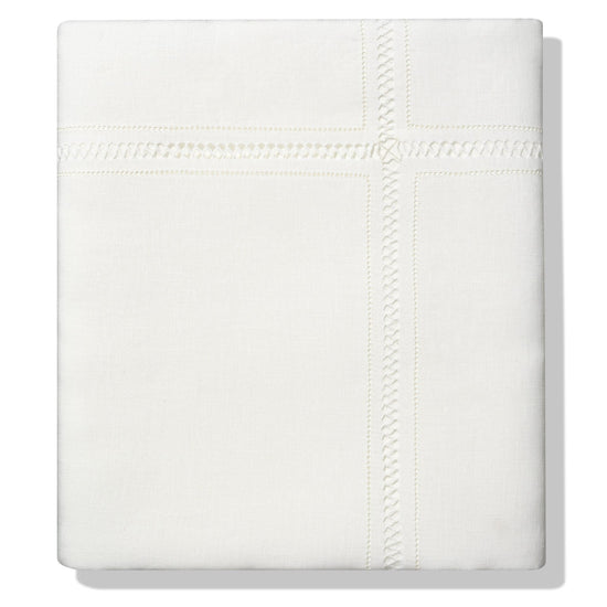Bed Linen Set Diamond Stitch Ivory White