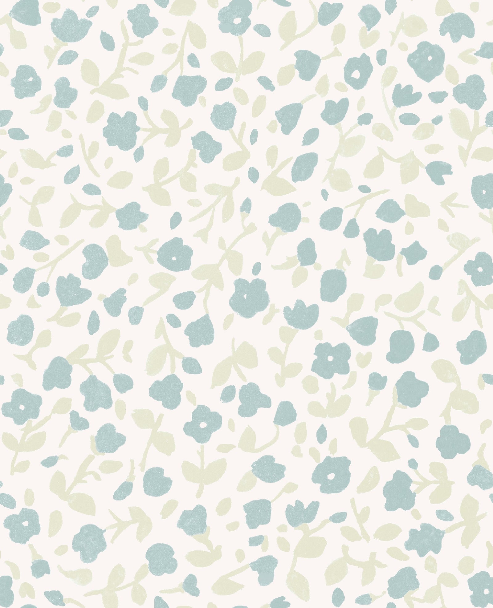 Maison Fleurie - Blossom Pale Sage Fabric