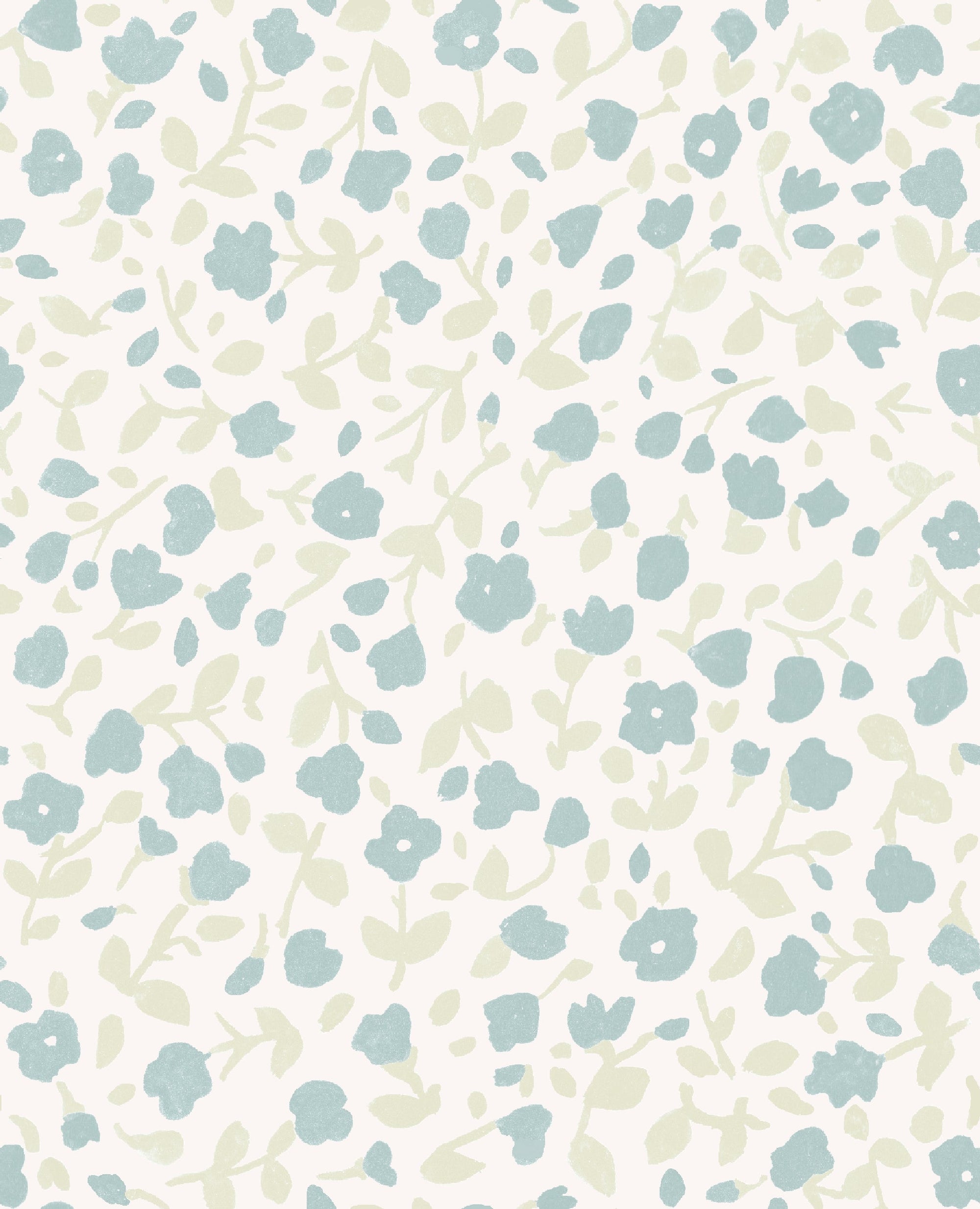 Maison Fleurie - Blossom Pale Sage Fabric