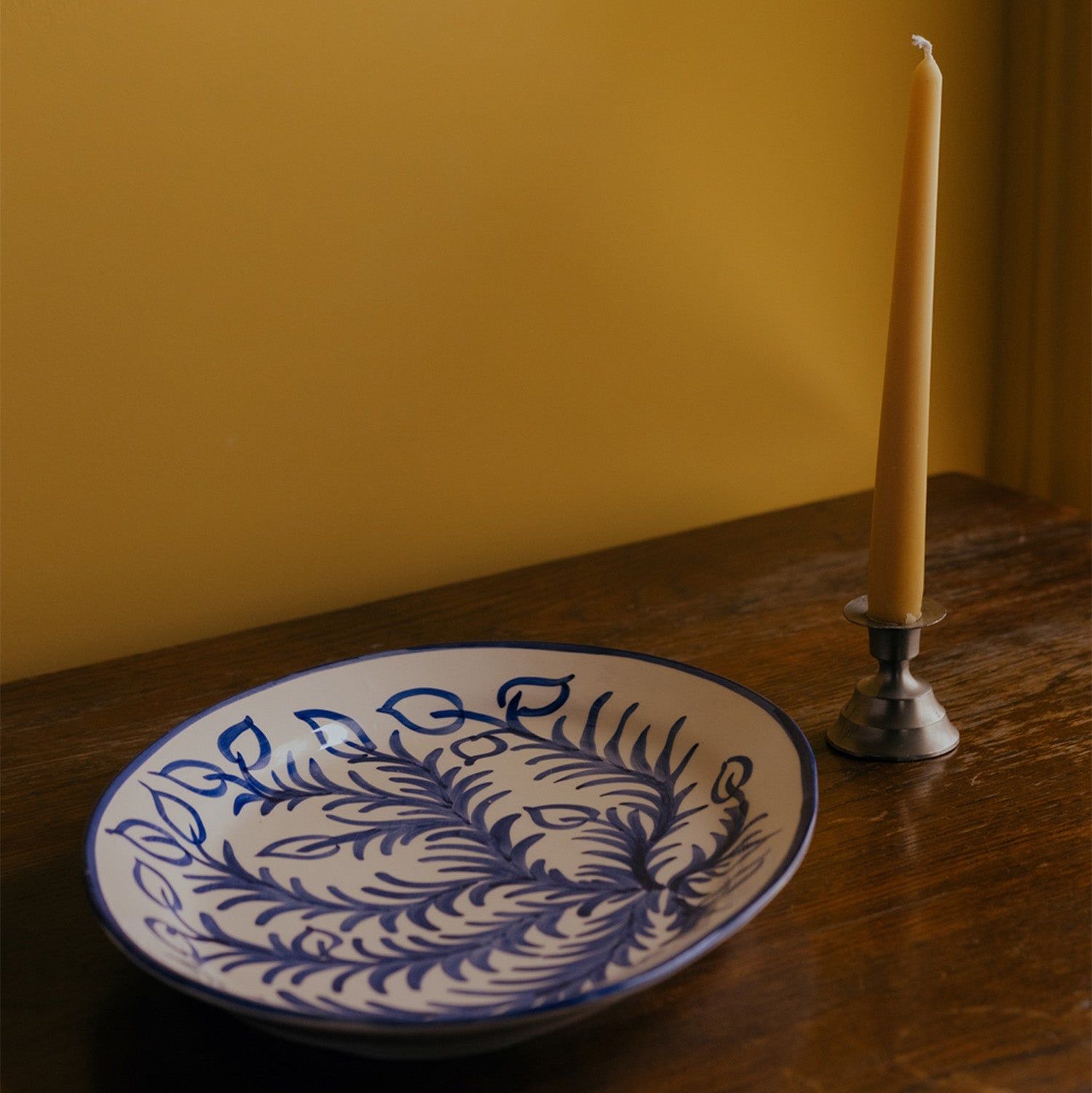 Large Blue Vina Platter