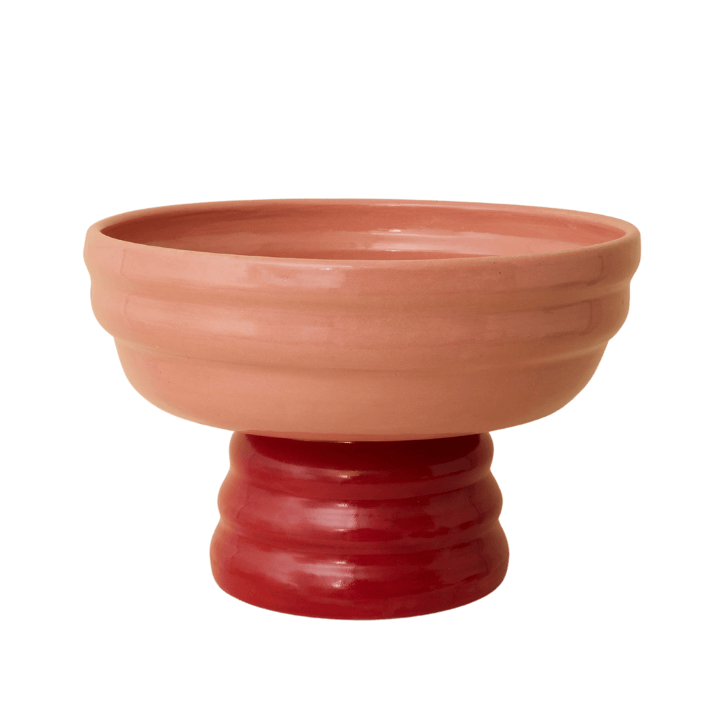 Pedestal Bowl - Pink