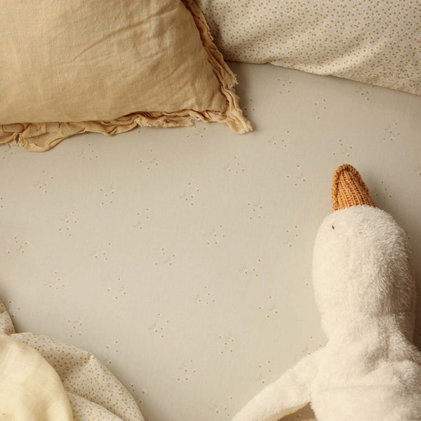 Cotbed Fitted Sheet - Wild Chamomile