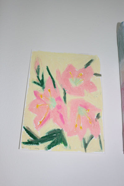 Pink Flowers - Original Painting