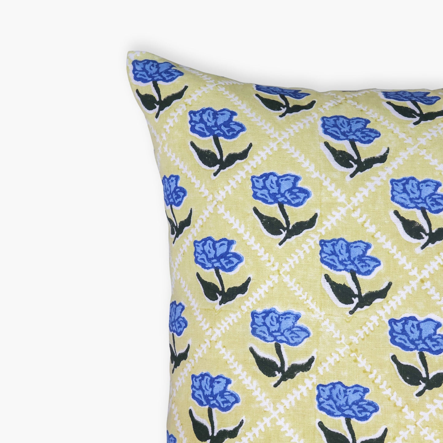 Noor Throw Pillow Cover - Butter Yellow