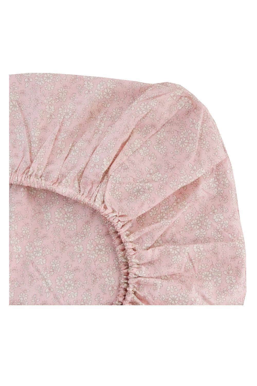 Fitted Sheet Made With Liberty Fabric Capel Pink