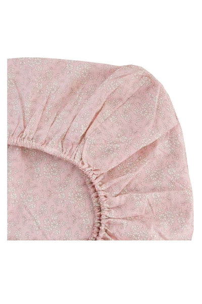 Fitted Sheet Made With Liberty Fabric Capel Pink