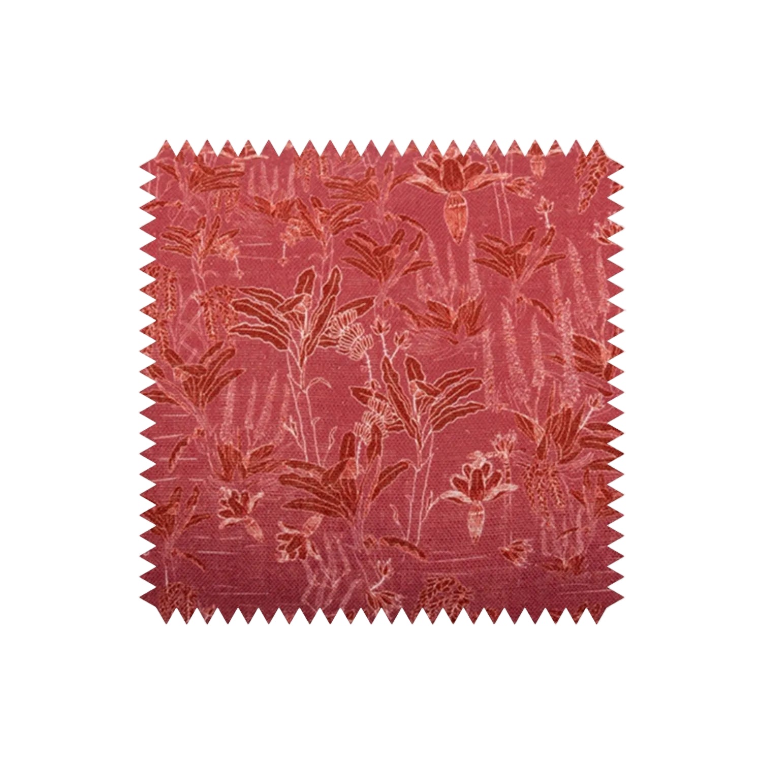 Fabric Swatch of Tropicalia Savannah Red