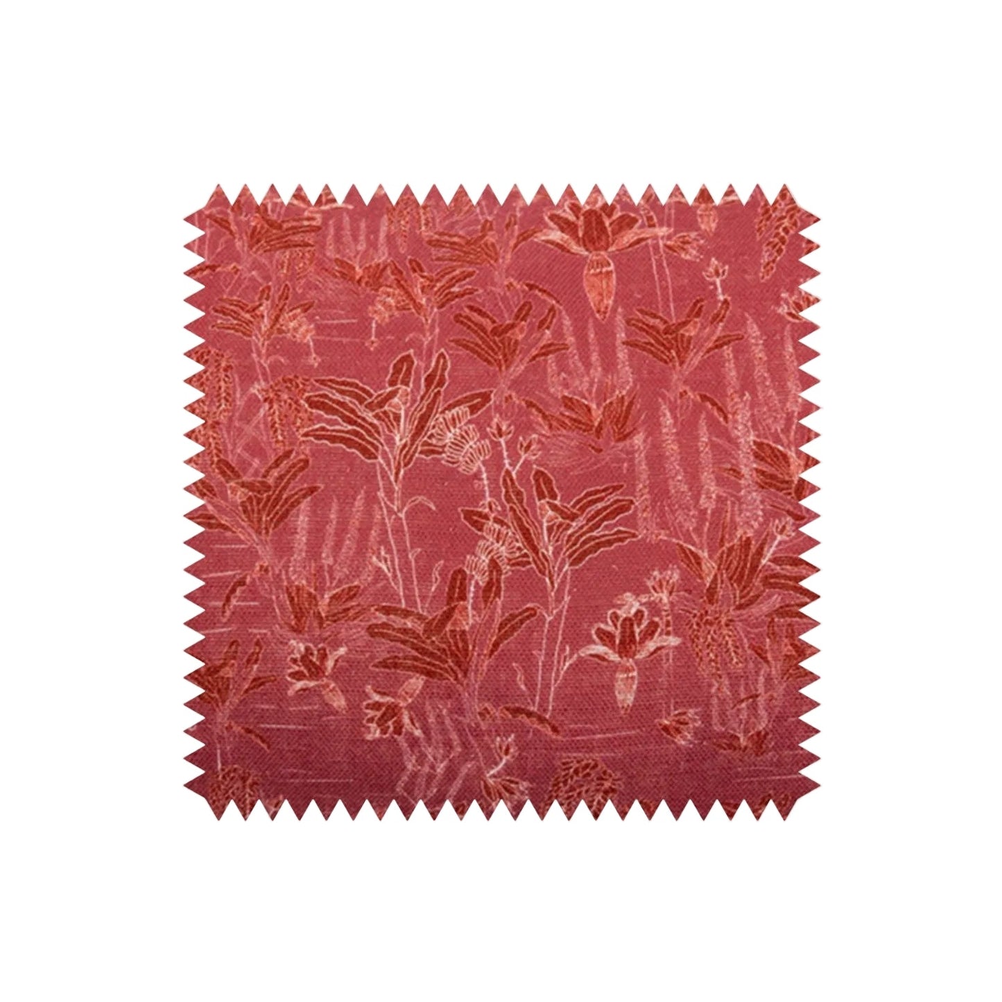Fabric Swatch of Tropicalia Savannah Red