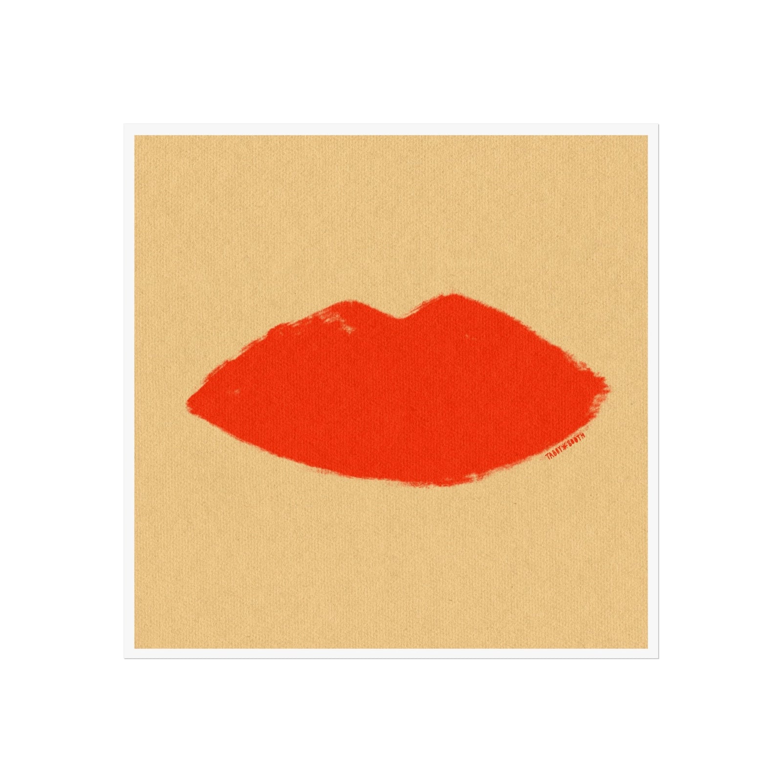 Tabby Booth Kiss Kiss Fine Art Print