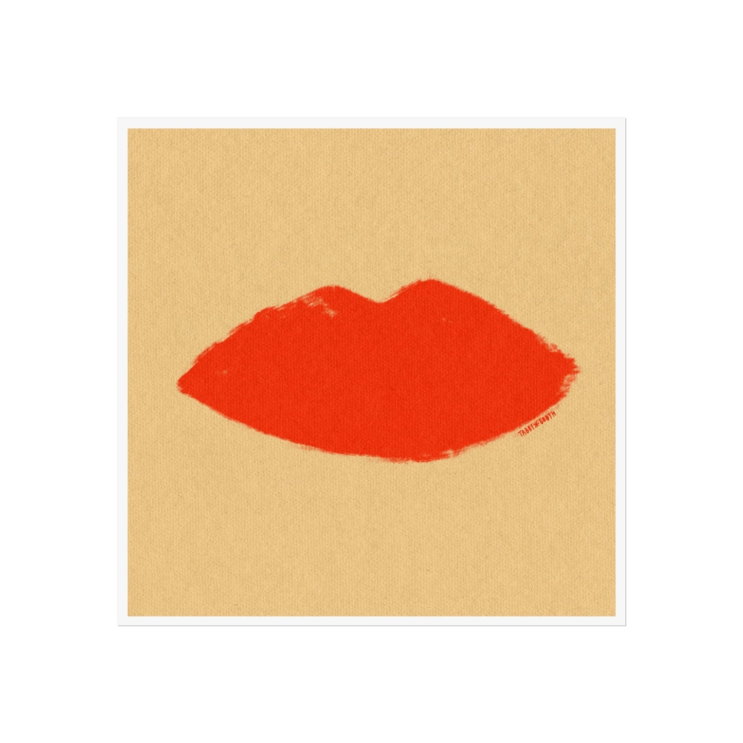 Tabby Booth Kiss Kiss Fine Art Print