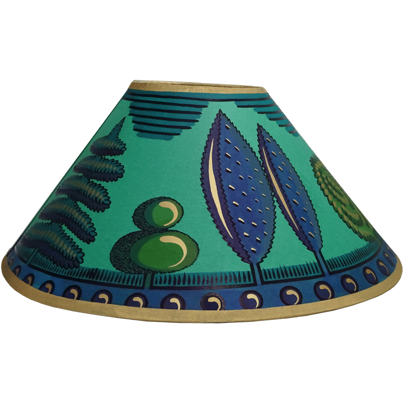 Trees Hand Painted 14" Lampshade