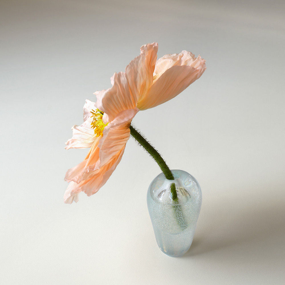 Mouth Blown Vase Liv Aqua