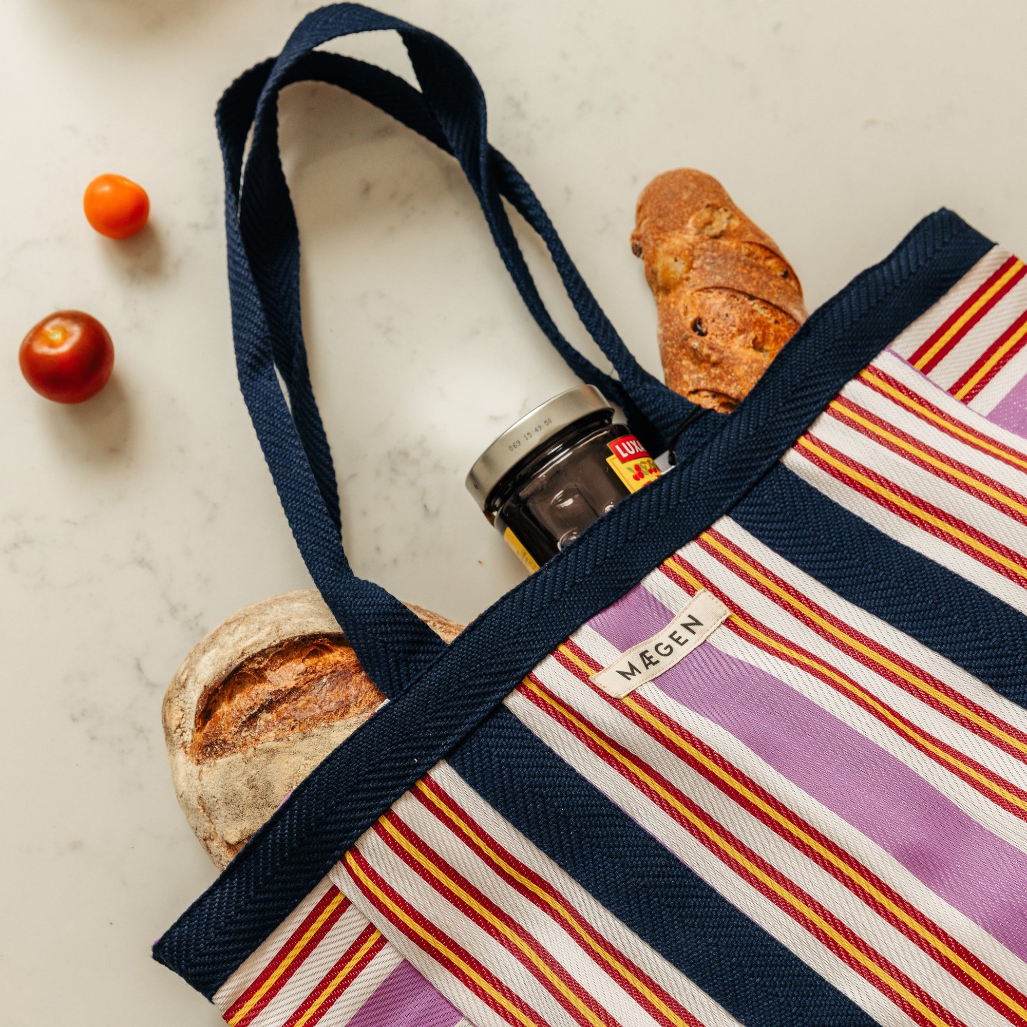 Everywhere Bag | Navy/ Pink/ Red