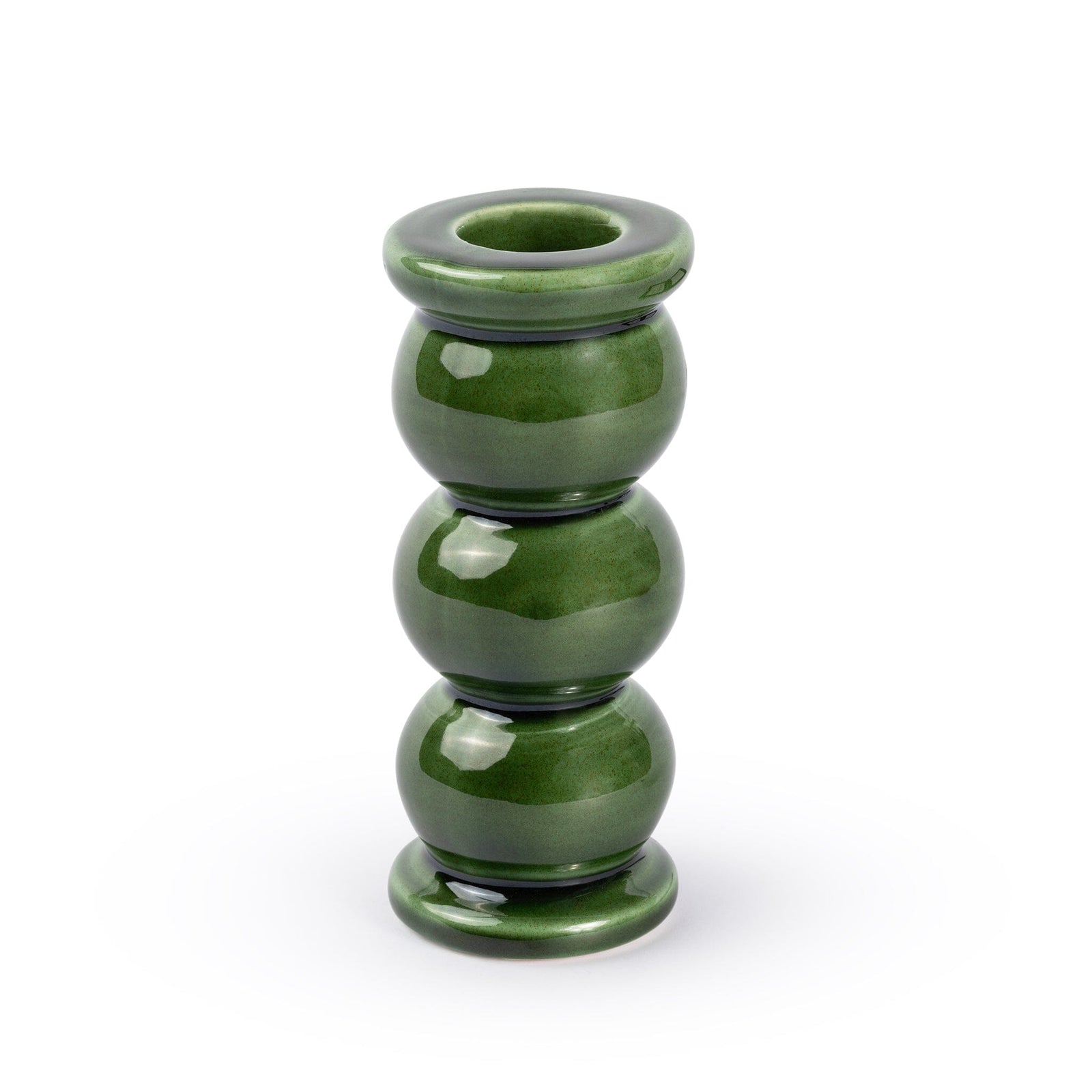 Olaf Candlestick M - Green Forest