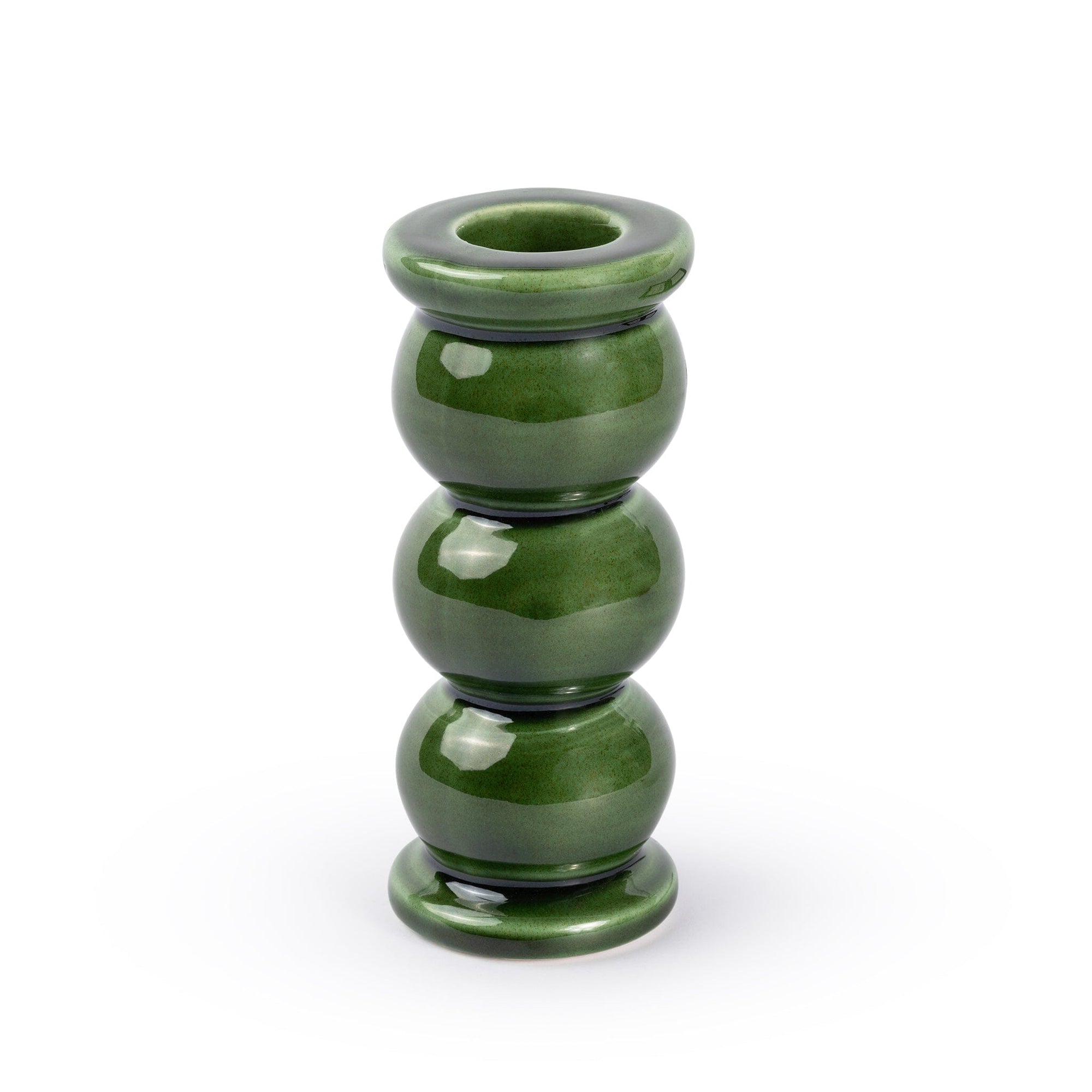 Olaf Candlestick M - Green Forest