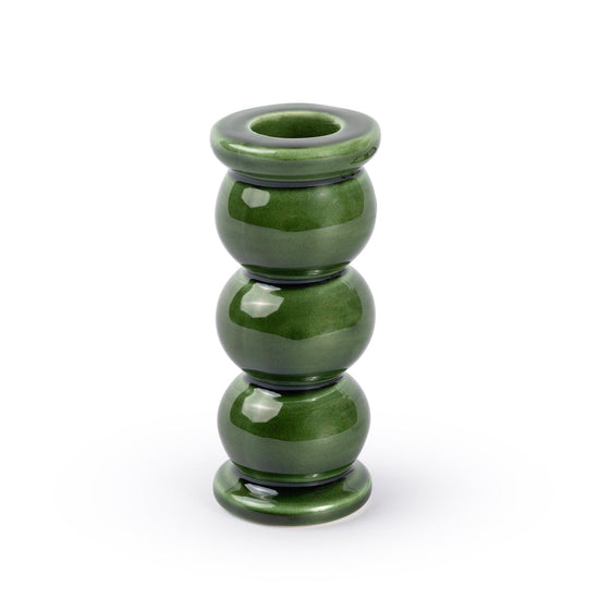 Olaf Candlestick M - Green Forest