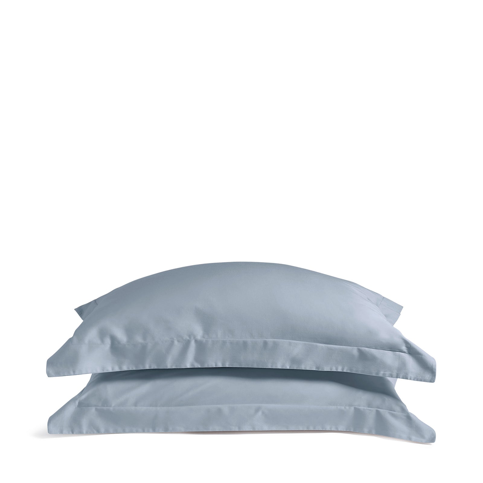 Luxury Organic Nordic Sky Edged Pillowcases