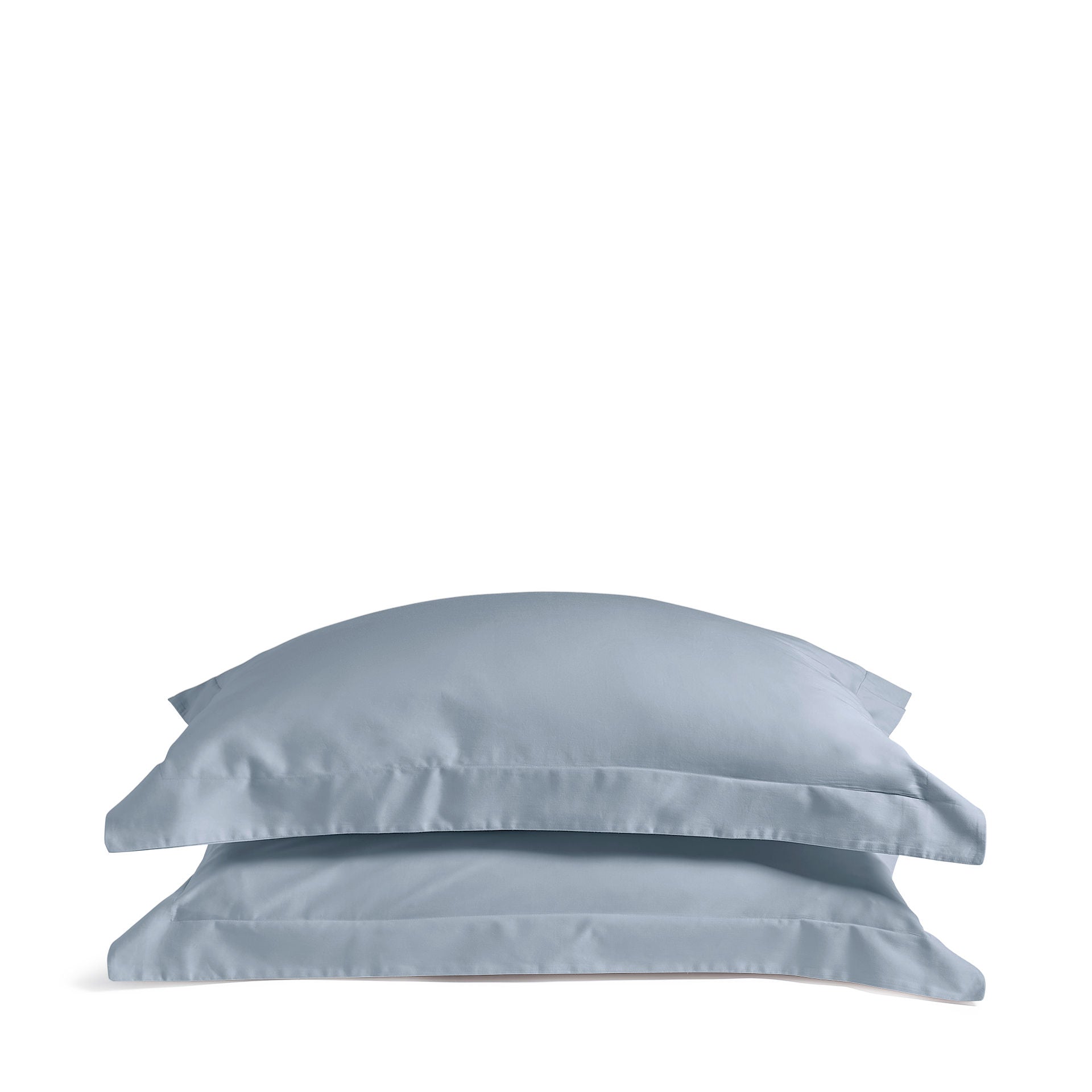 Luxury Organic Nordic Sky Edged Pillowcases