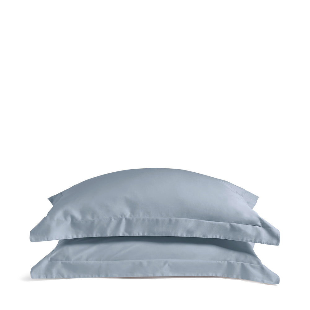 Luxury Organic Nordic Sky Edged Pillowcases