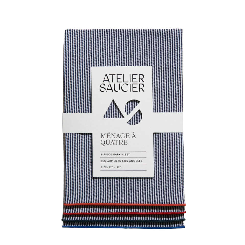Americana Stripe Napkins | Set of 4