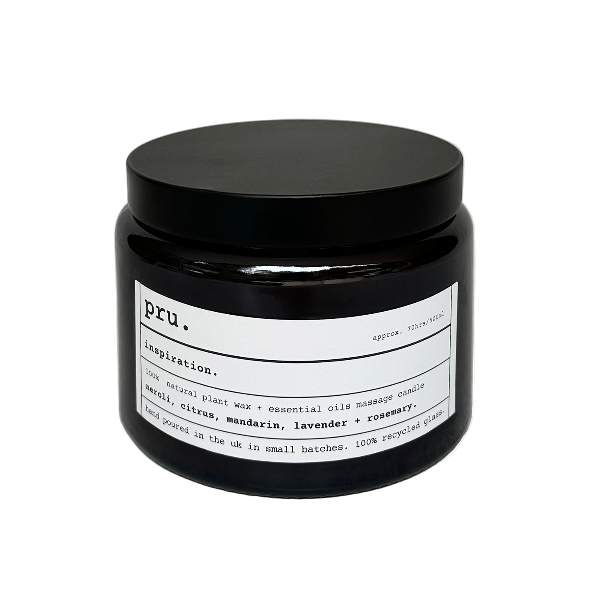 Apothecary 100% Essential Oil Massage Candle - Inspiration