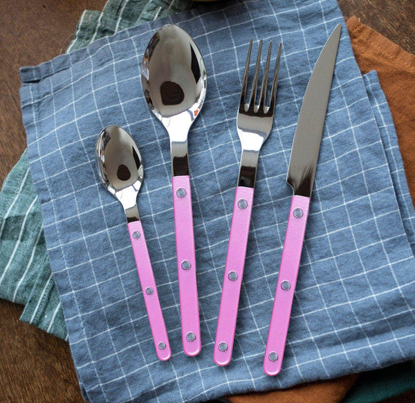 Bistrot Pearly 5pc Cutlery Set, Pink