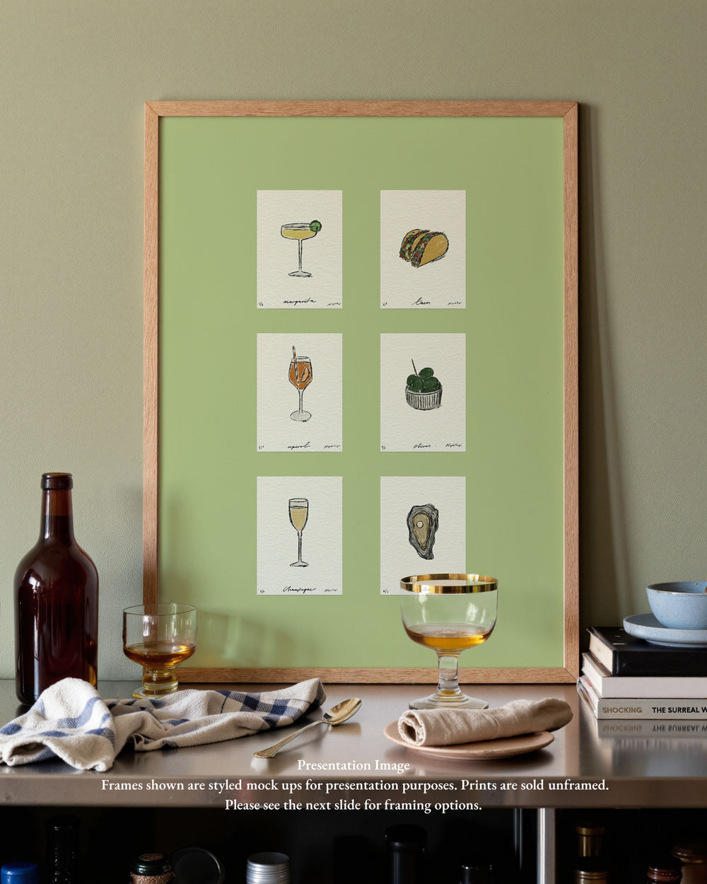 Sips & Snacks Set Print