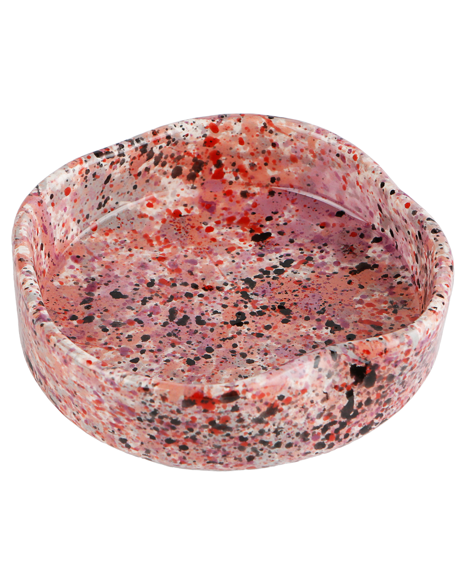 Black Rose Splatter Trinket