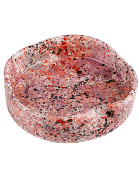 Black Rose Splatter Trinket