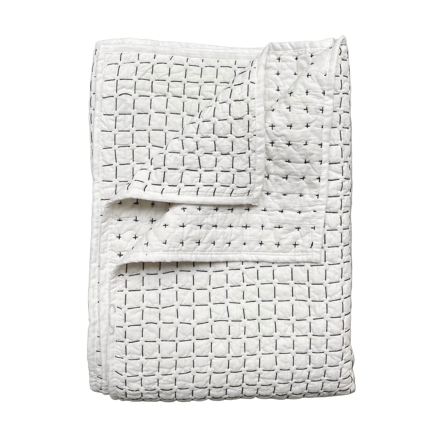 Otilly Hand Stitched Quilted Throw