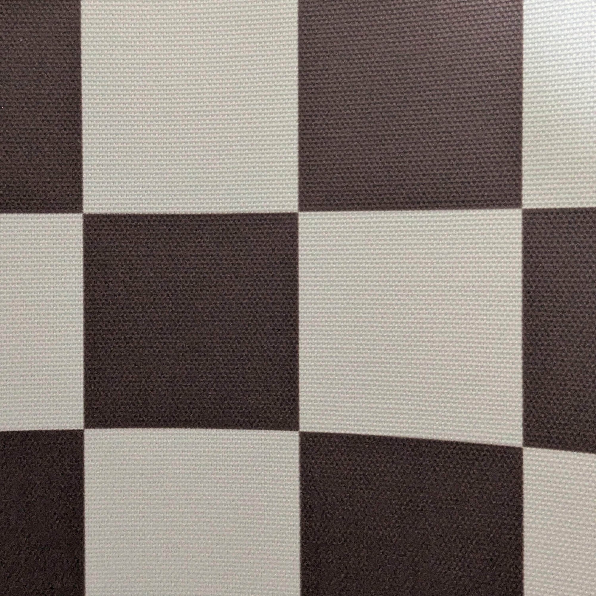 Bark Brown Checkered Drum Shade