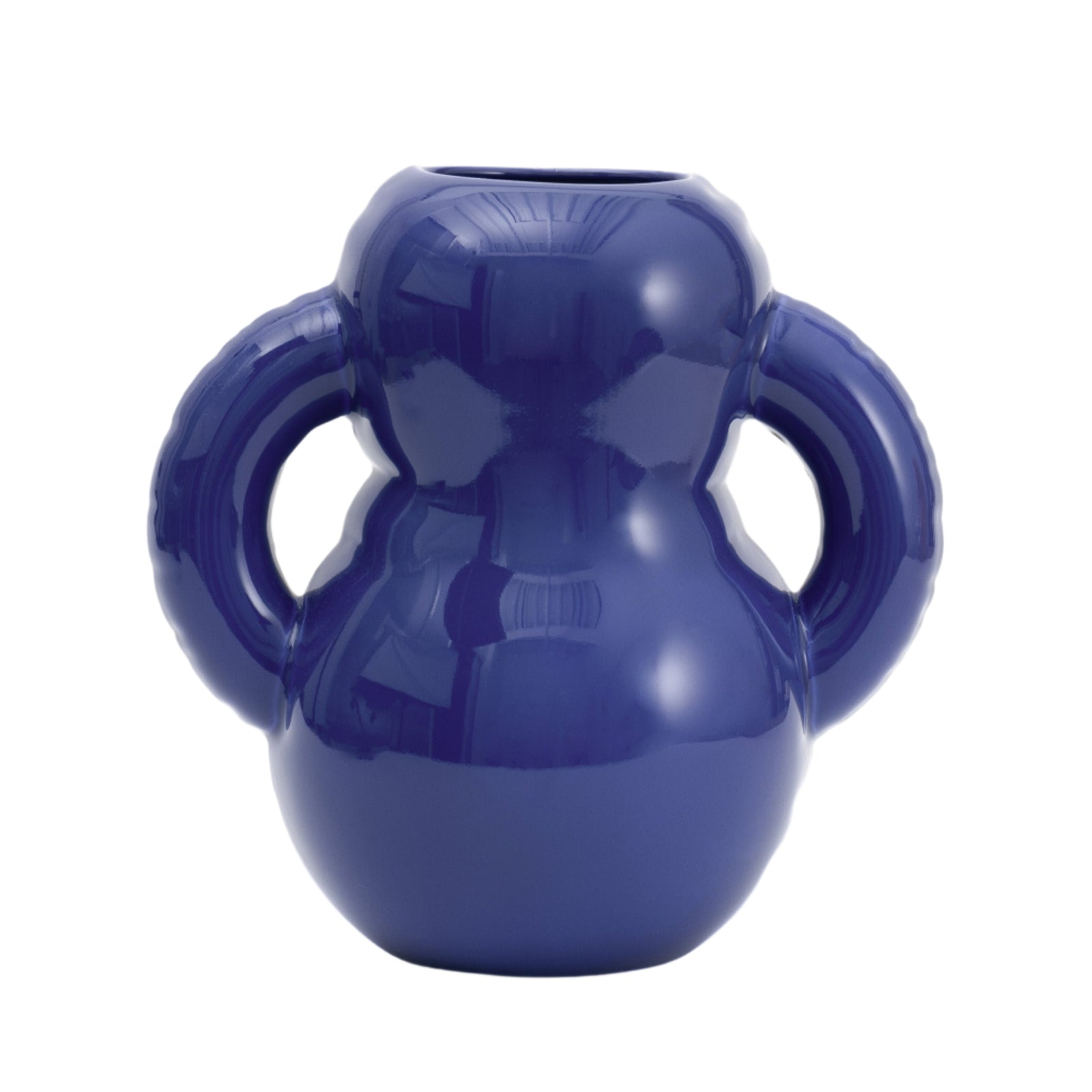 Vase 'OSCAR' Indigo Gloss