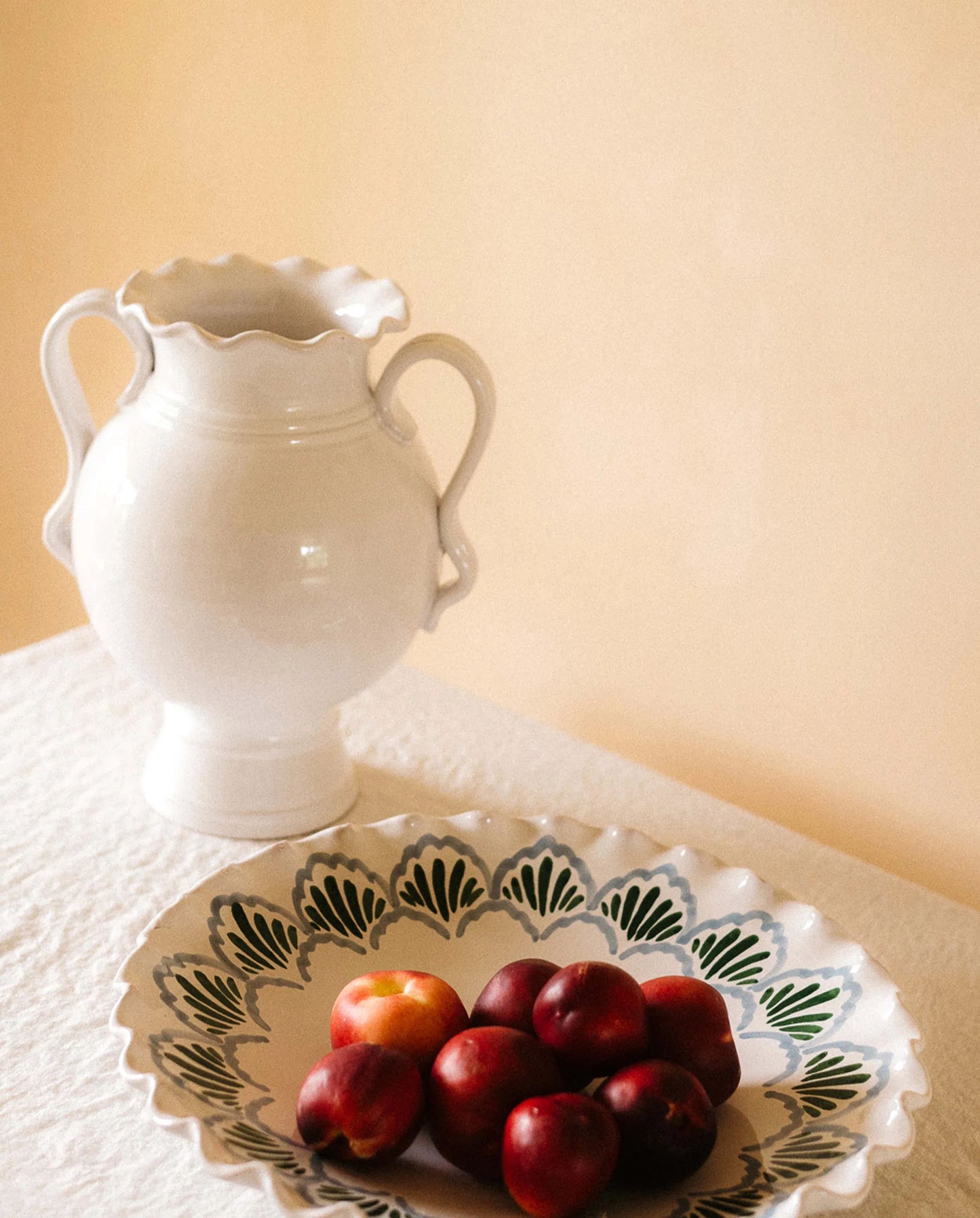 Soft White Ianthe Vase