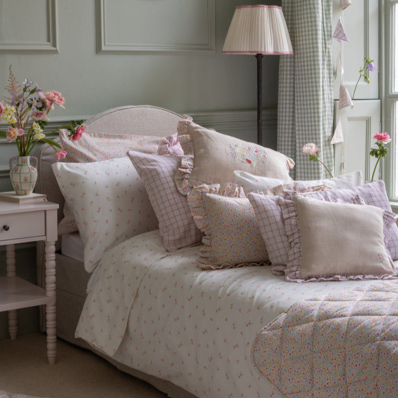 Organic Cotbed Bedding Set - Anemone