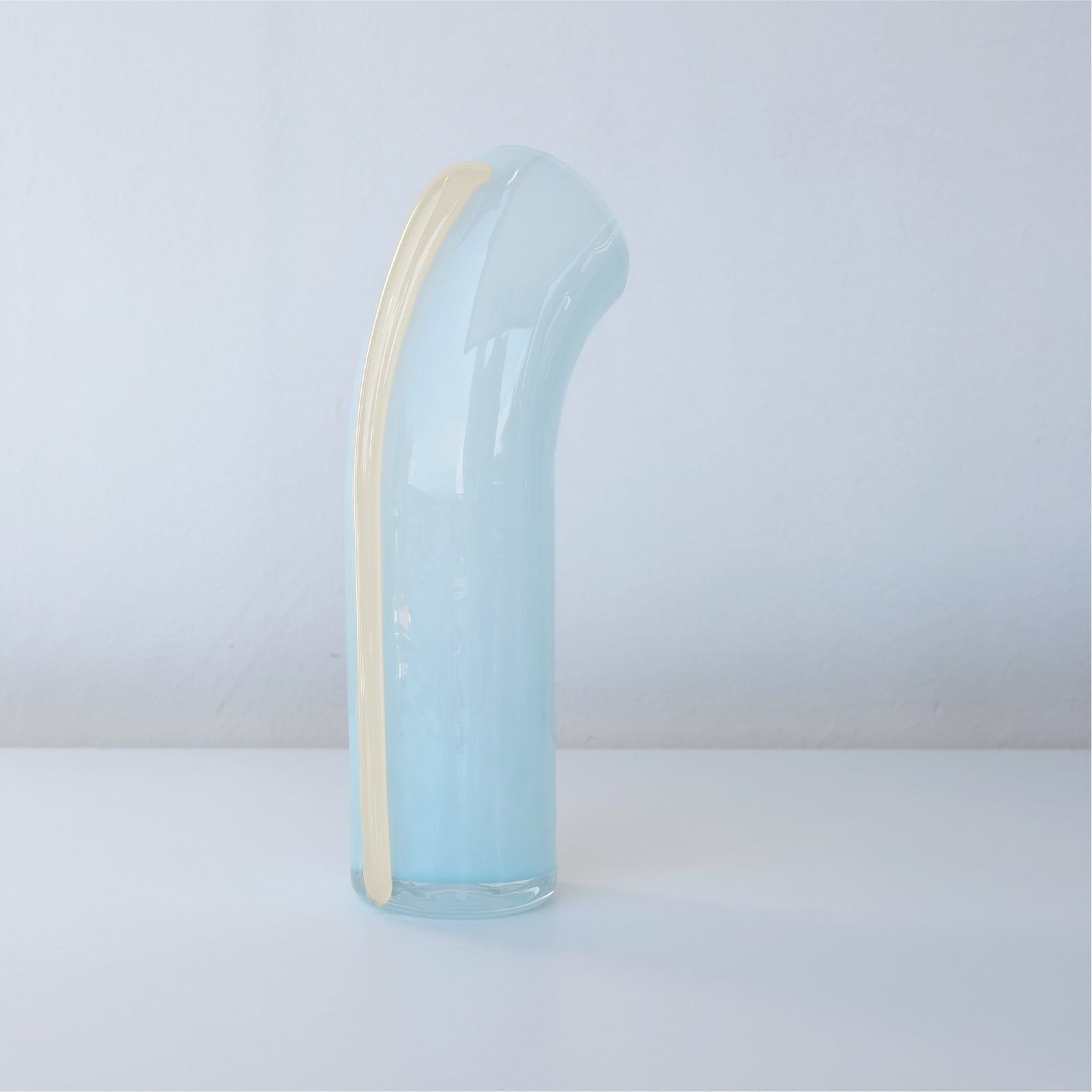 NESSIE Carafe - Soft Blue with Vanilla Stripe