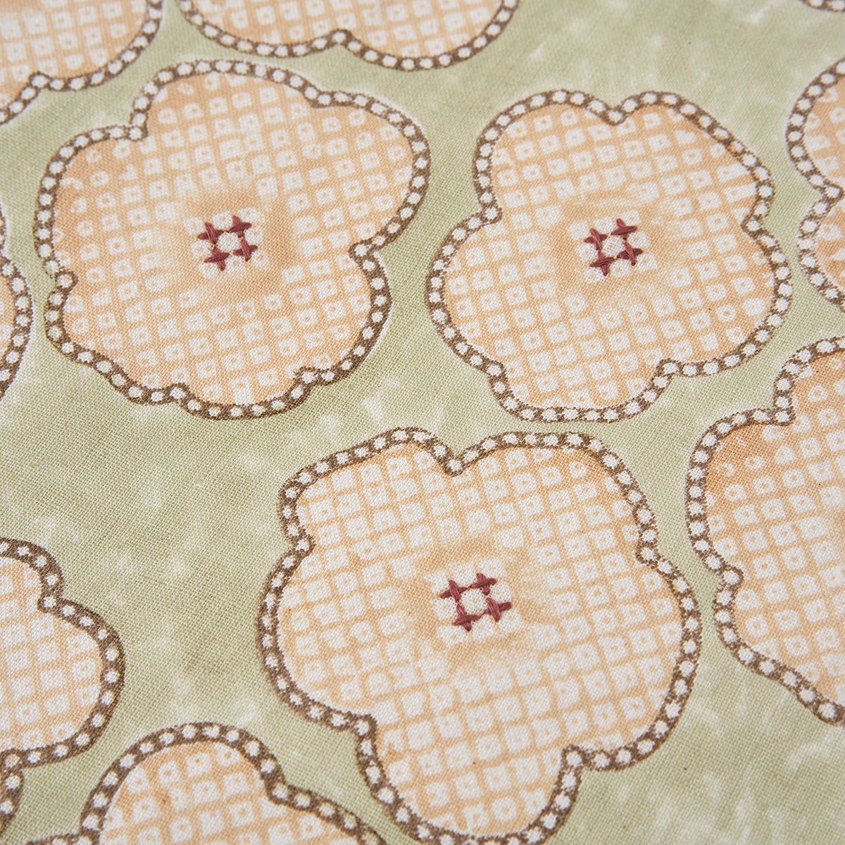 Floral Burst Placemat Green (Set of 4)