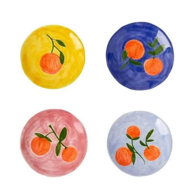 Peaches and Keen Plates After Matisse | Set of 4