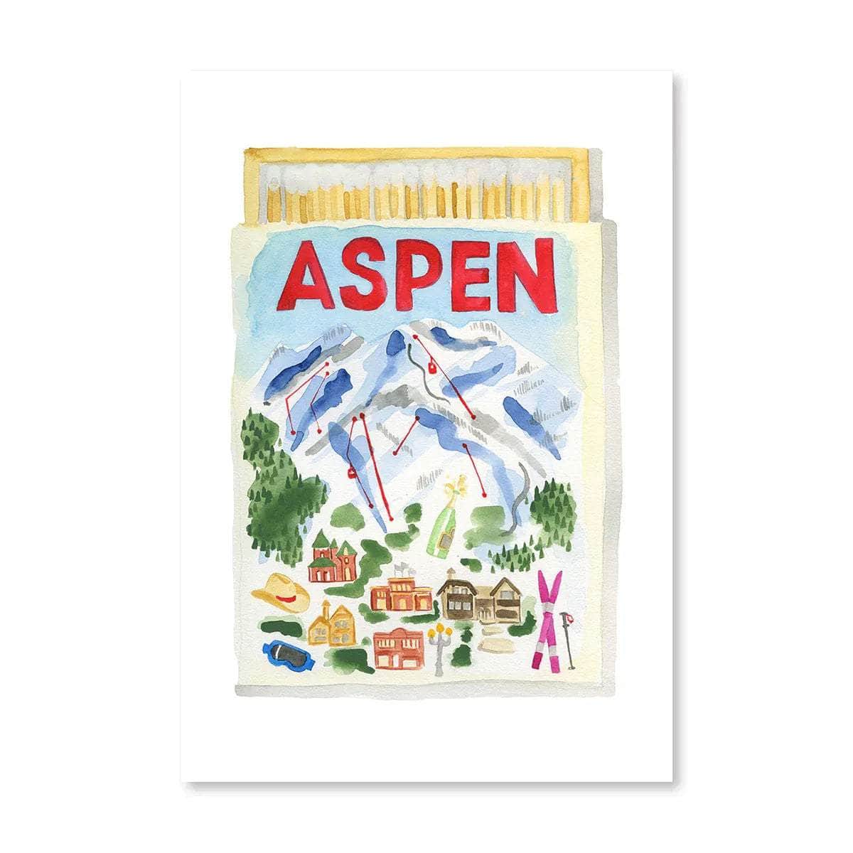 Aspen Matchbook Print