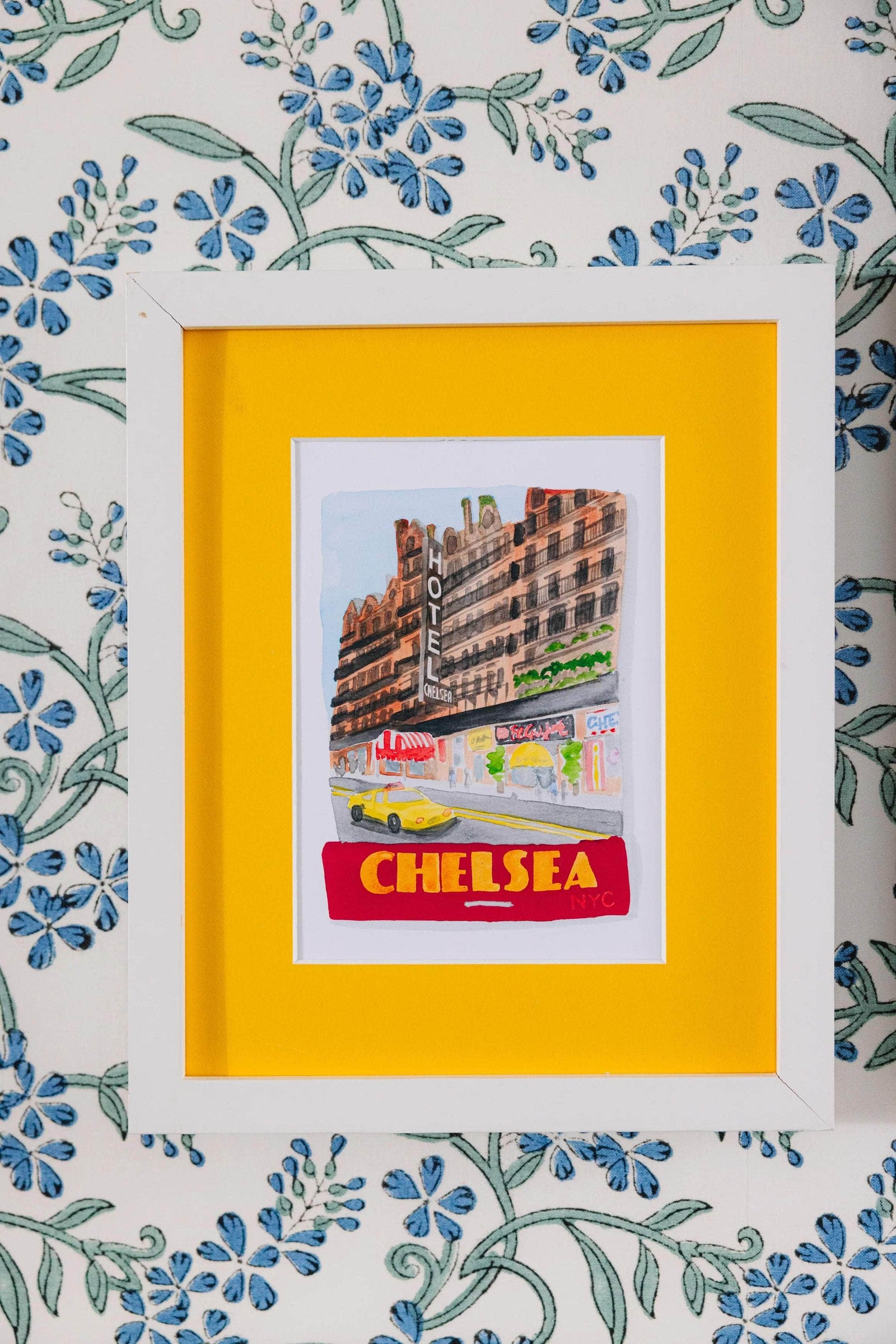 Chelsea NYC Matchbook Art Print