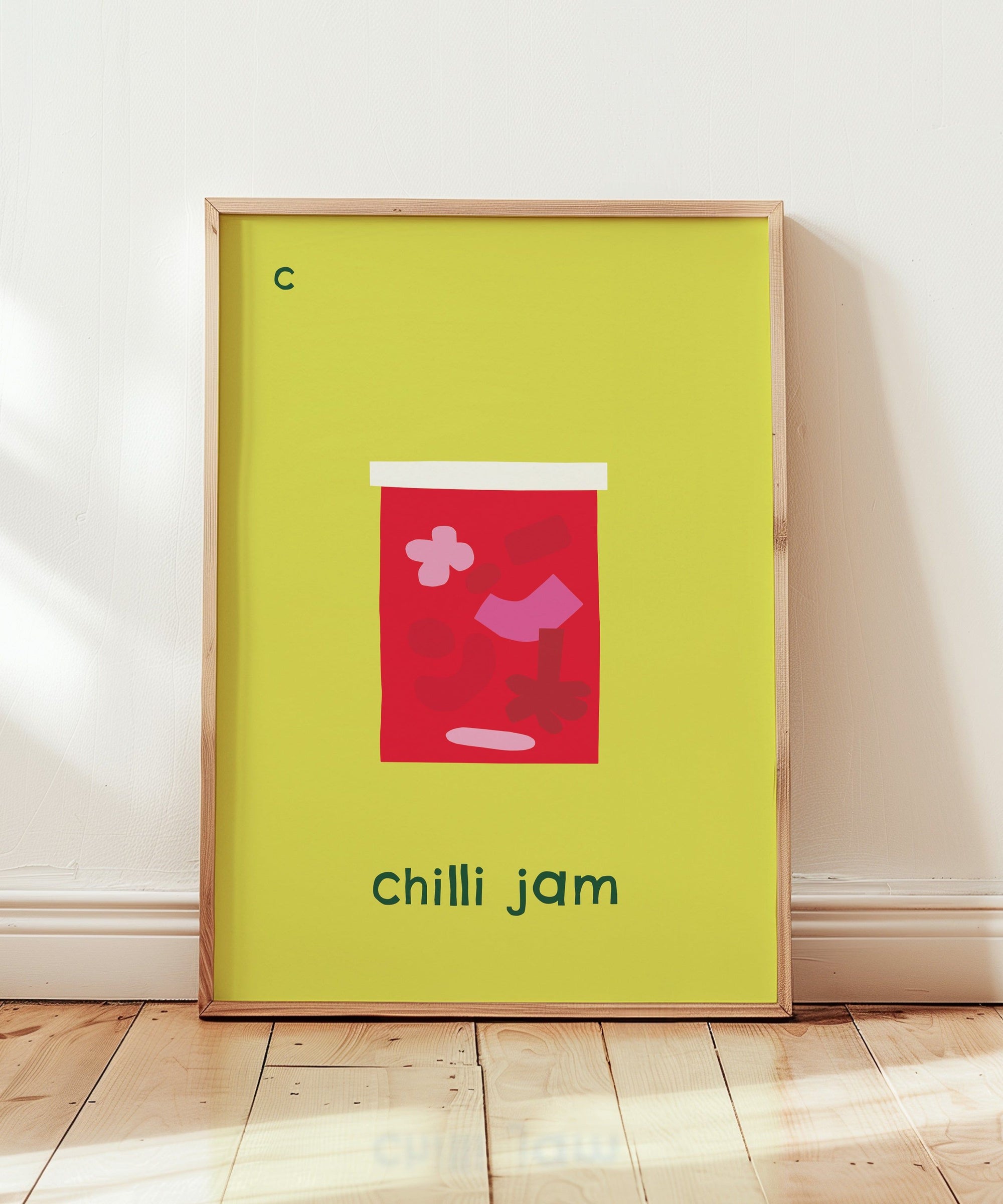 C for Chilli Jam Art Print