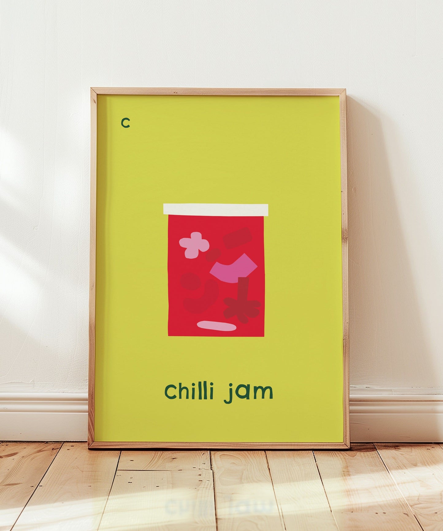 C for Chilli Jam Art Print