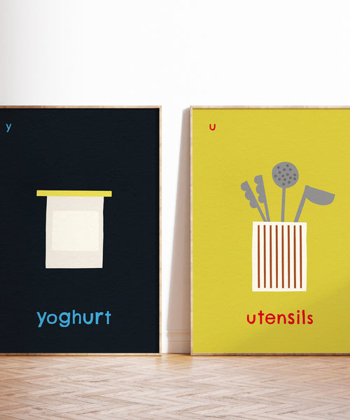 Y for Yoghurt Art Print