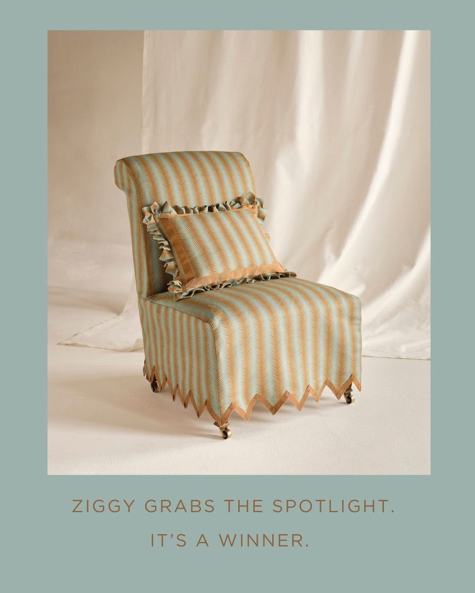 Ziggy - Terracotta Aqua - Henry Prideaux 5 Year Anniversary (Fabric)
