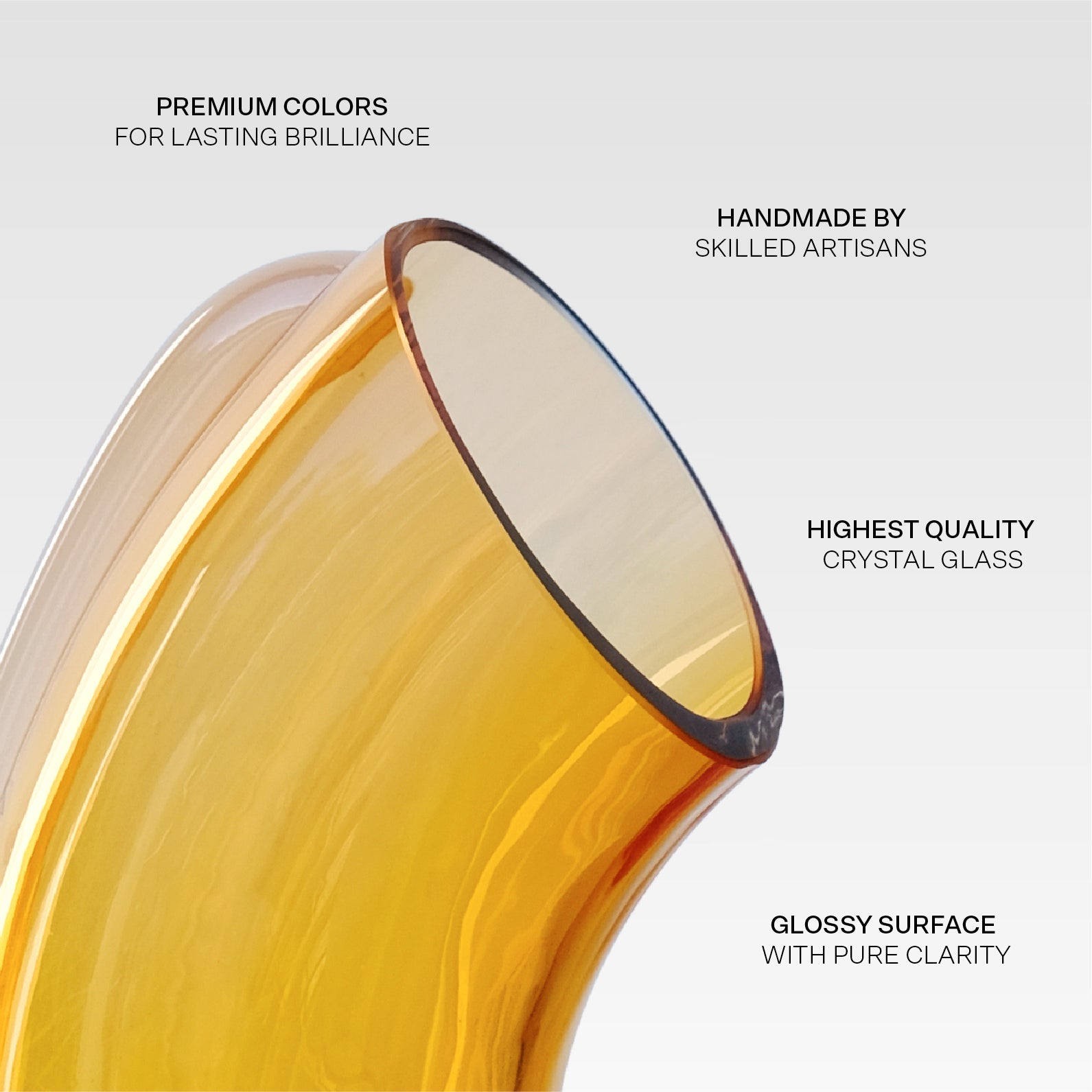 NESSIE Carafe - Aurora with Apricot stripe